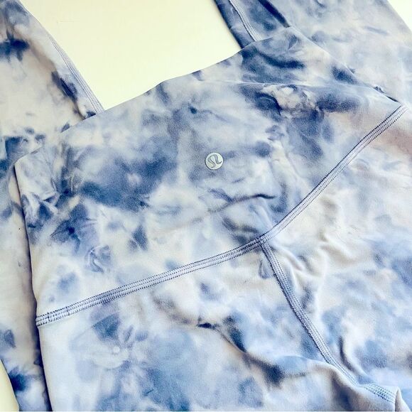 RARE Lululemon Align Pants Size 4 DIIP Diamond Dye Iced Iris Peri Purple - Picture 5 of 11